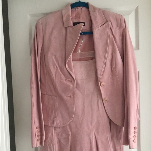 Context Dresses & Skirts - Context suede Jacket and Skirt